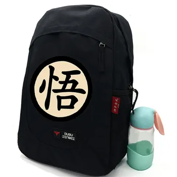 

Dragon Ball Cute Cartoon Character School Backpack Fashion Casual Travel Camp Bags Roomy Multifunctional Canvas Unisex Bookbags