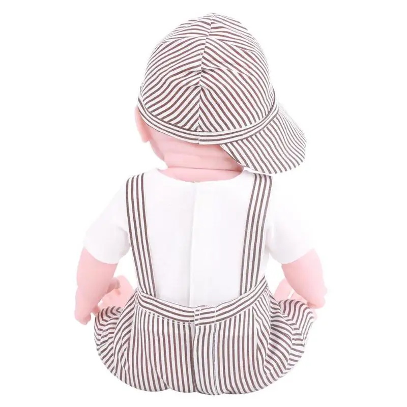 41 см новорожденная Кукла реборн кукла имитация ребенка полностью виниловая мягкая детская игрушка для детского сада образовательная Реалистичная Игрушка Одежда