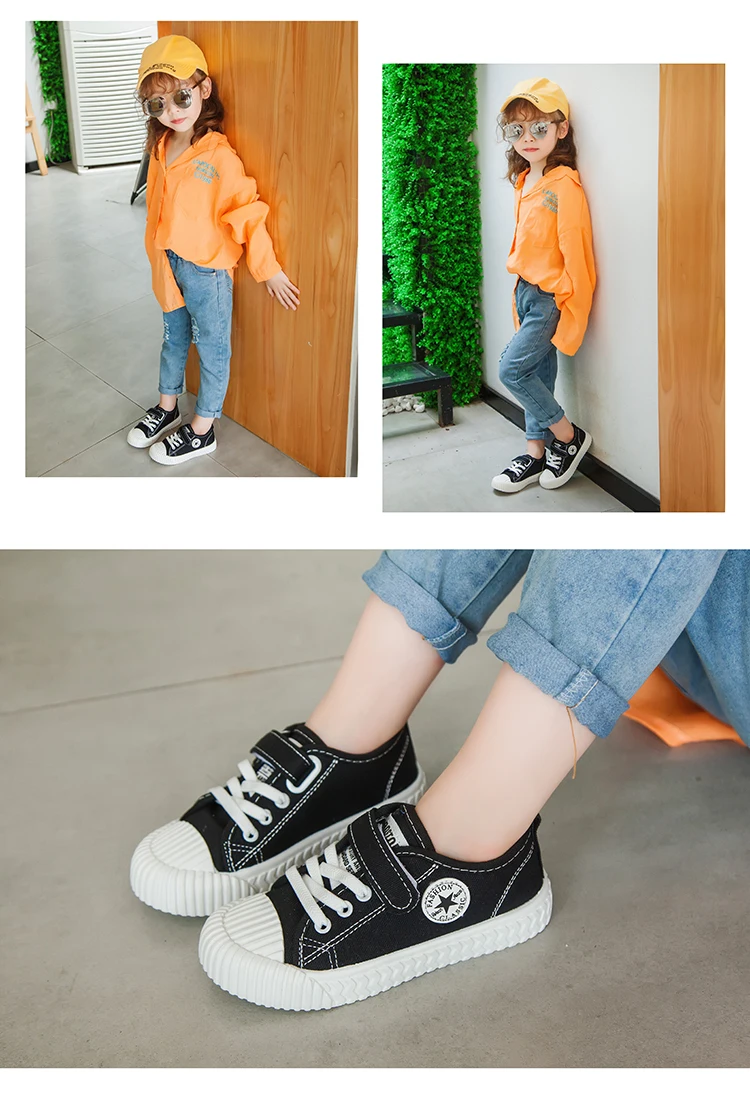 JGSHOWKITO Fashion Brand New Unisex Kids Shoes For Boys Girls Children Casual Sneakers Candy Color Sneakers Classic Running Flat