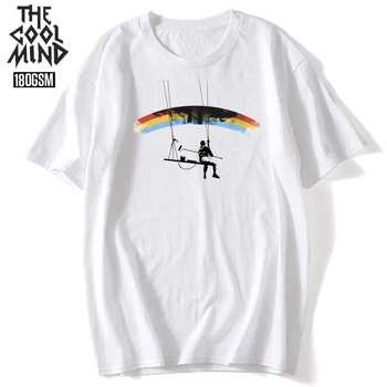 

COOLMIND 180gsm Thickness 100% cotton funny men T shirt casual cool summer men Tshirt o-neck loose men t-shirt mens tee shirts