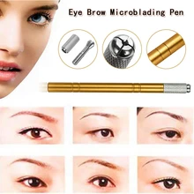 

Professional Anti-skid Lip Eyebrow Manual Pen Tattoo Machine Single Head Microblading Pen