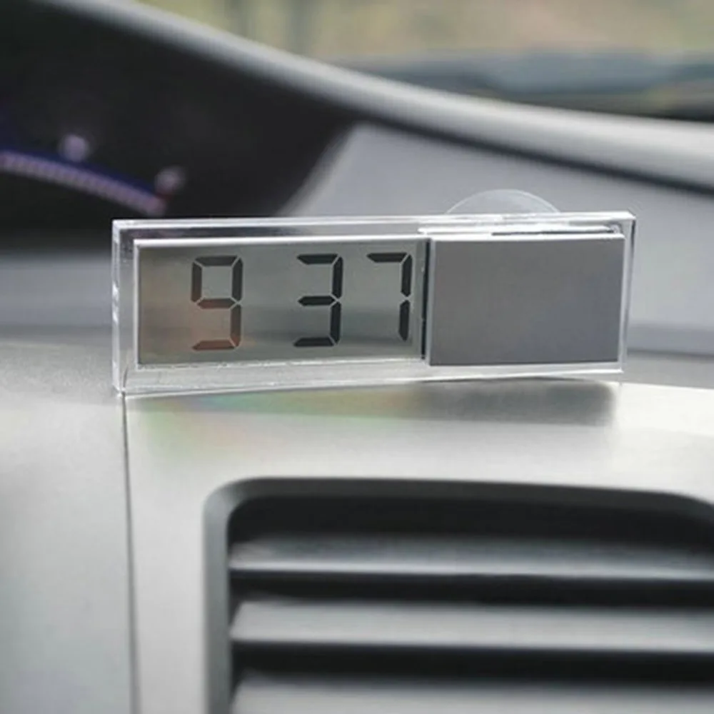 Практичный цифровой ЖК-термометр для автомобиля, измеритель температуры, лобовое стекло, зеркало заднего вида, всасывающий автомобильный инструмент, дропшиппинг