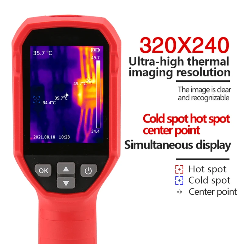 サーモグラフィーカメラ　UTi120S UNI-T UTI120S Thermal Imaging Camera 120x90 Pixel