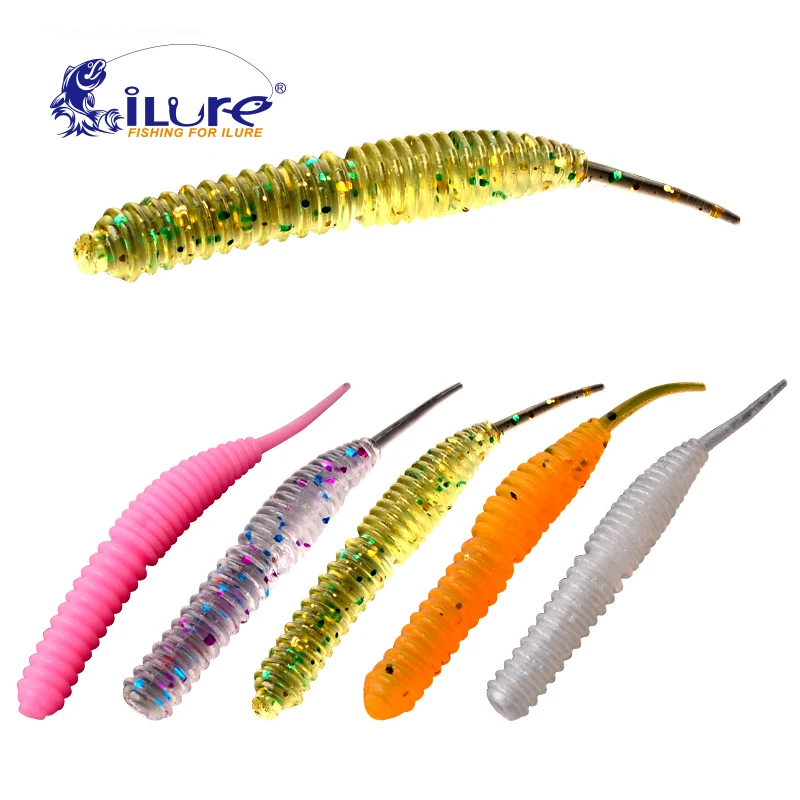 Silicone Lures Seabass, Silicone Fishing Bait, Lure Worm