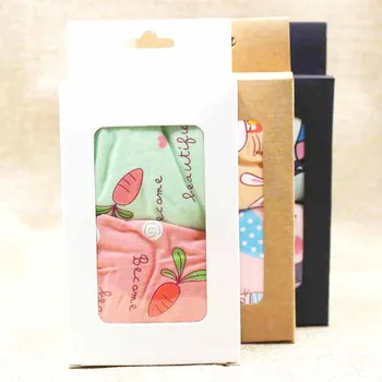 

30pcs per lot multi color cardboard hanger window package box kids/adults knickers display box for gift/candy /costume package