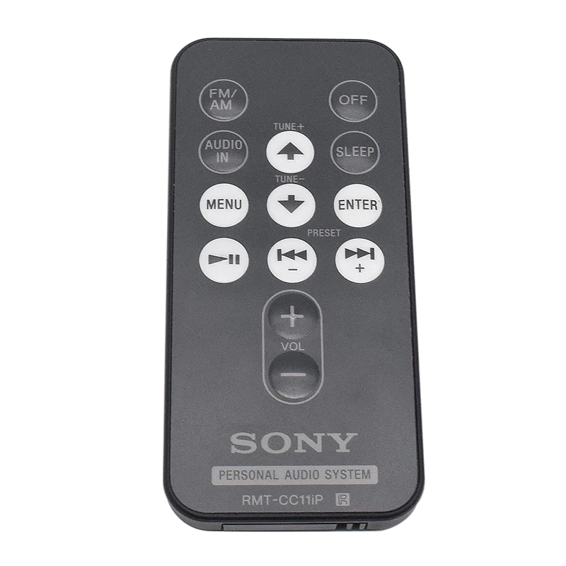 Violeta Maletín girar Sony mando a distancia para ICF C11iP, iPhone/iPod, reloj, Radio, altavoz,  Dock usado|Control remoto inteligente| - AliExpress