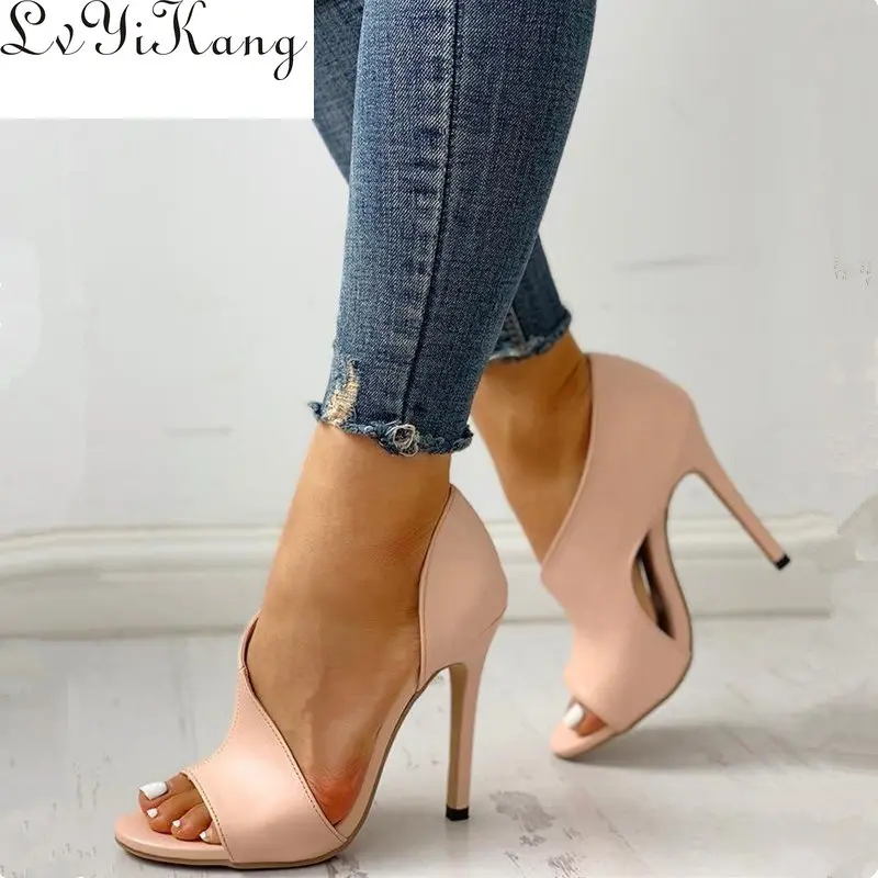 

HOT Women Pumps New Shoes Sexy High Heels Ladies Party Stiletto & Enlargers Female Silver Wedding Snake Print Heels Zapatos