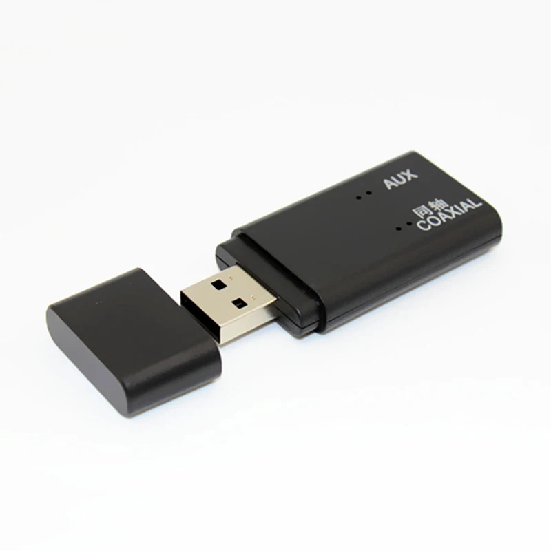 

3.5mm AUX Coaxial Bluetooth-compatible + EDR Audio Transmitter Support 3.5mm AUX Coaxial USBC