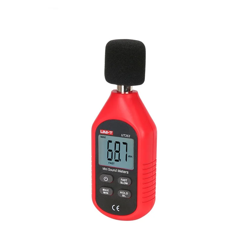 UNI-T UT353 Mini Digital Sound level meter Decibel meter Noise Audio detector Diagnostic-tool 30~130db Data hold LCD Backlight