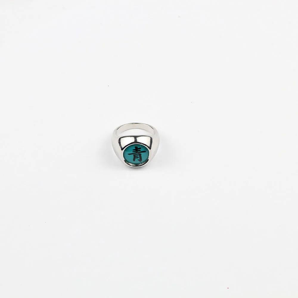10 style Anime HOKAGE Naruto Akatsuki cosplay Rings Sasori Itachi Hidan Deidara Pein accessories Prop - Цвет основного камня: 6
