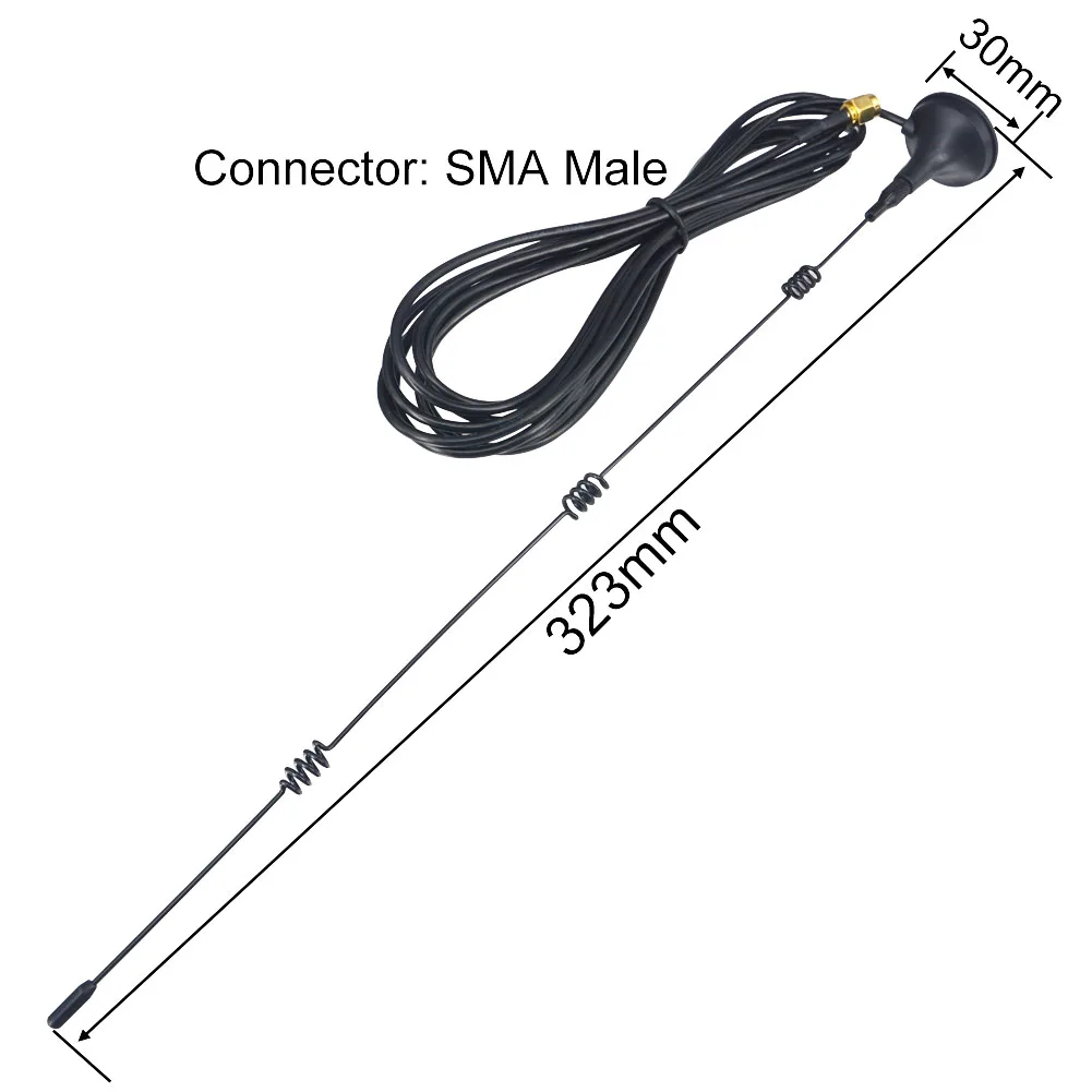 2.4GHz 12dBi Wifi 2.4G Antenna SMA Male Aerial Wireless Router RG174 3M