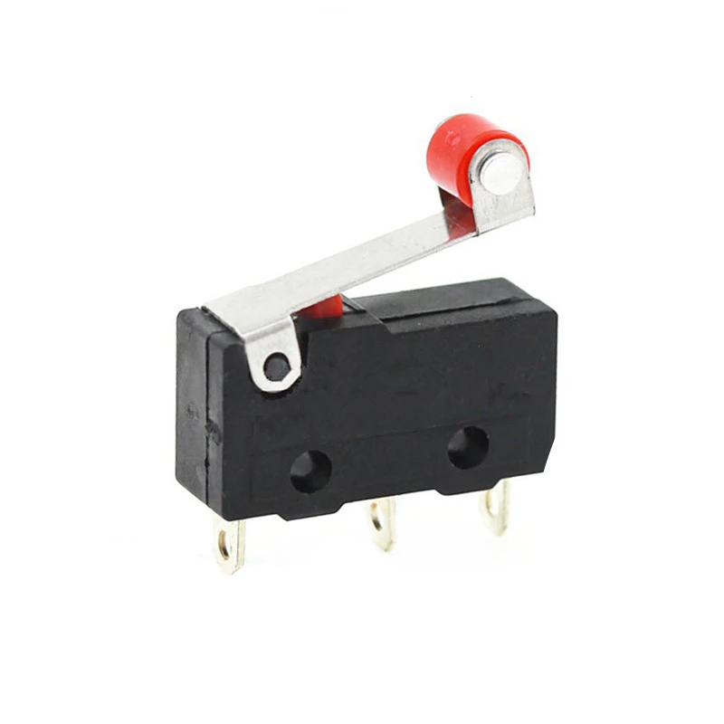 10pcs New Micro Roller Lever Arm Normally Open Close Limit Switch KW12-3 KW11-N | Электронные компоненты и
