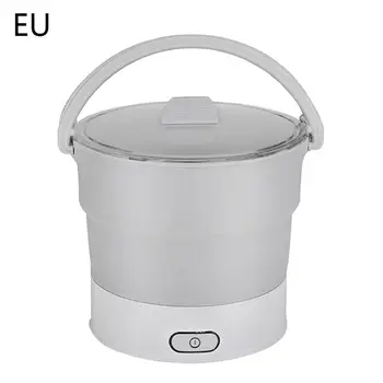 

Portable Silicone Electric Skillet Kettle Collapsible Folding Hot Pot Pan Travel