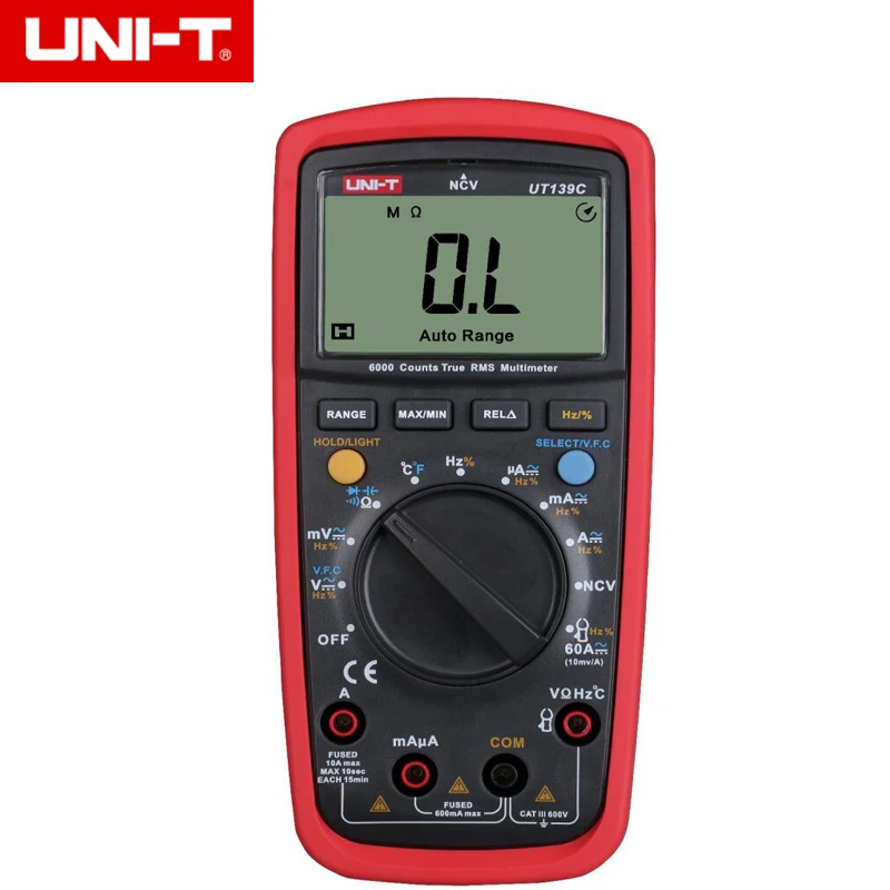 Цифровой измеритель напряжения UT139C цифровой ЖК дисплей|uni-t ut139c|digital multimeter lcrelectrical