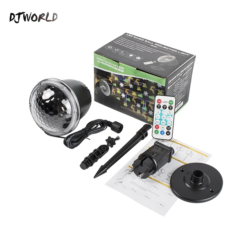 

Djworld Novelties Remote Control Snowing LED Projector Light-RGWY Halloween Light christmas projector Home Entertainment Effect