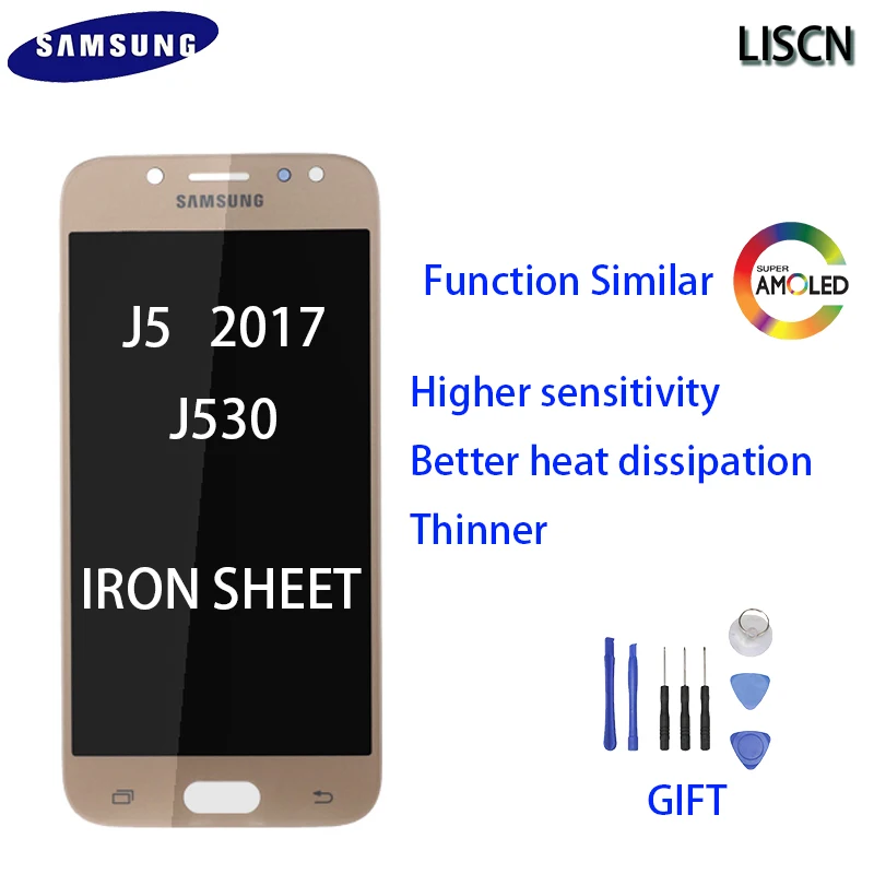 

Iron LCD Function Similar AMOLED Display For SAMSUNG Galaxy J5 PRO 2017 J530 J530F LCD Touch Screen Digitizer Replacement Parts