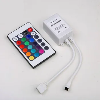 

24Keys 44Keys LED Dimmer IR RGB Remote Controller For 5050 3528 LED strip DC 12V 6A