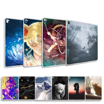 

Tablet Cases For iPad Pro 9.7 2016 Case A1673 A1674 A1675 Fashion Ultra-thin Soft TPU Cute Cartoon Animals Painted Tablet Covers
