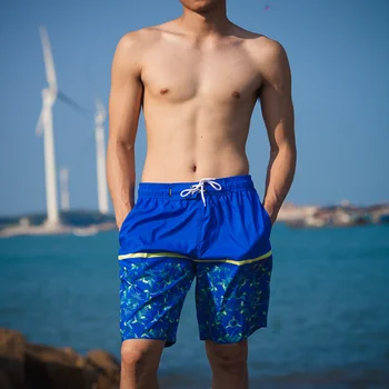 

2019 Men's Beachwear Summer Board Shorts Quick Drying Swim Trunks with Elastic Waist for Running Training Workout Watersports