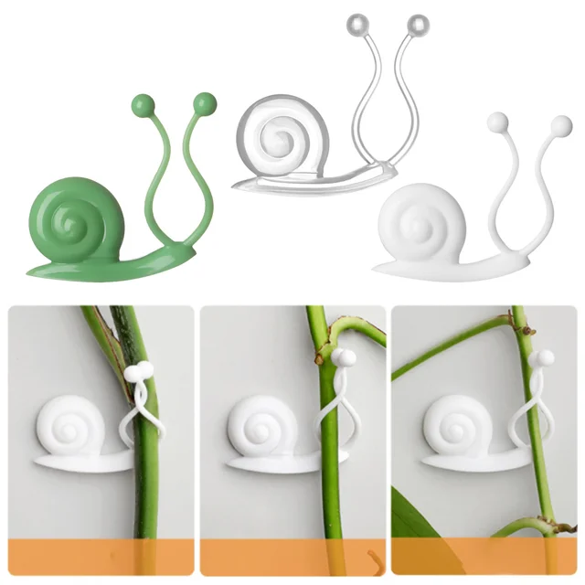 Forró Csiga Alakú Növényi Oltó Klipek Zöldségek Kötött Virágtartót Tartó Horgok Ág Szőlő Rögzítő Kertészeti Szerszámok 10Db/Készlet - Image 3