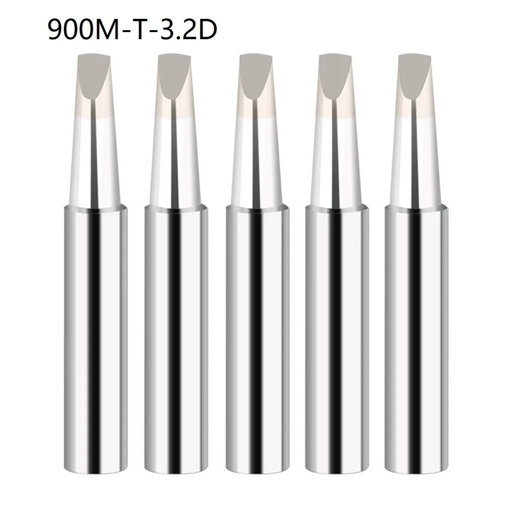 5pcs 900M-T Pure Copper Soldering Iron Tips for Welding iron Lead-Free Welding Tips Head For Welding Equipment Soldering Supplie welding torch types