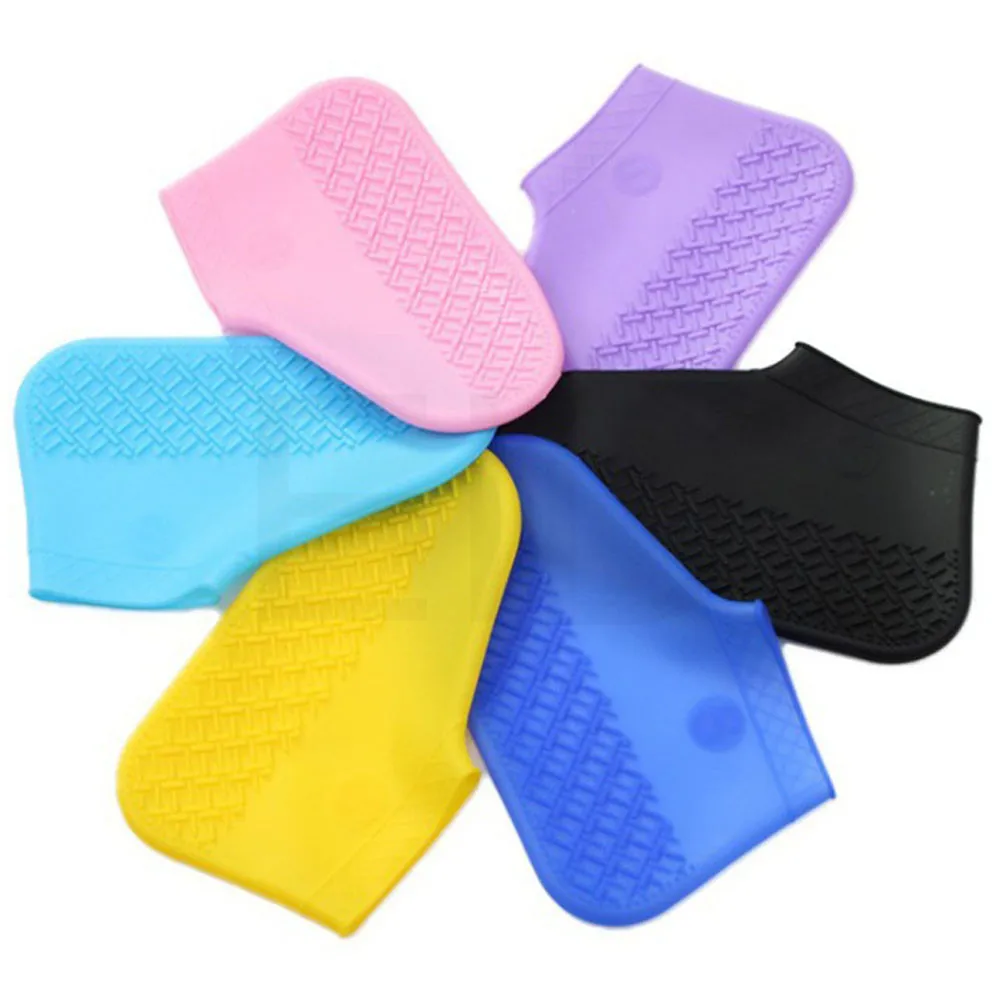 Shoe Covers Boots Waterproof Silicone Unisex Indoor Outdoor Rainy Day Reusable