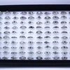 100 Pcs/Lot Flower Retro Gothic Alloy Rings for women Wholesale Party Jewelry Lots 4