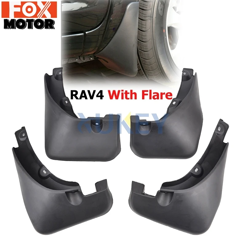For Toyota Rav4 20072012 2.4 With Fender Flare Mudflaps Splash Guards