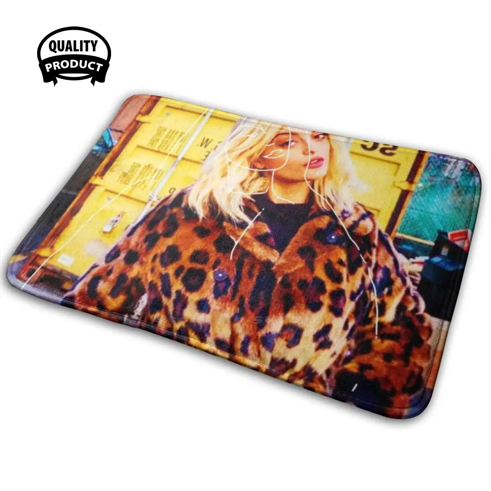 Bebe Delineed 3D Articoli Per La Casa Tappetino Tappeto Tappeto Cuscino Beb Rexha Rexha Rexhars Bb Outline Trendy