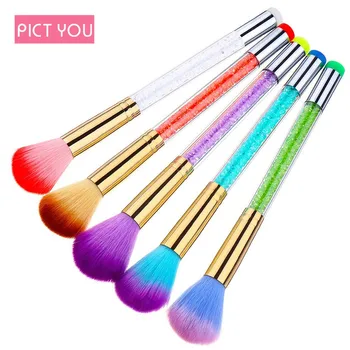 

PICT YOU Nail Brush Cleaning Remove Dust Powder Nail Art Pedicure Soft Remove Dust Acrylic Clean Brush for Nail Care