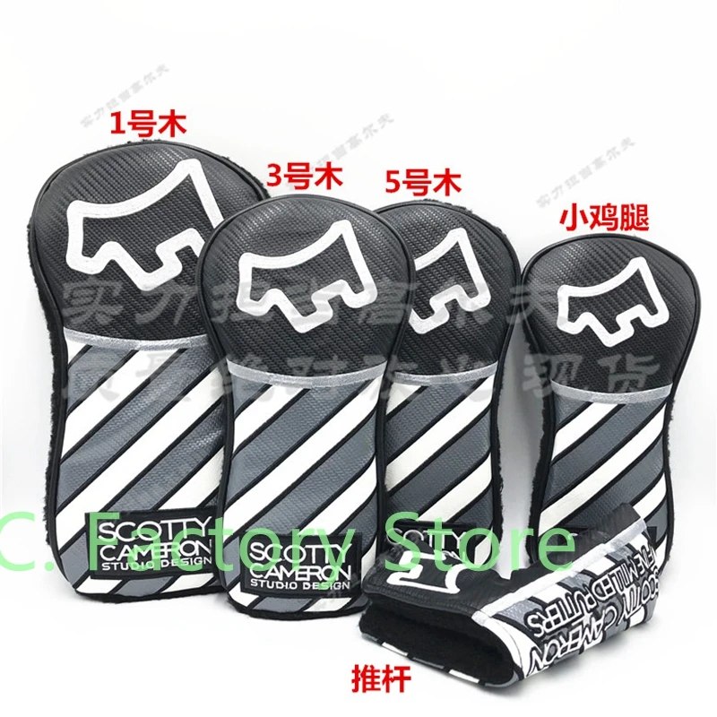 

TlTLElST NOVELTY DOG PUTTER scotty wood hybrid headcovers tour shop cameron design scotty putter custom HEADCOVER golf putter