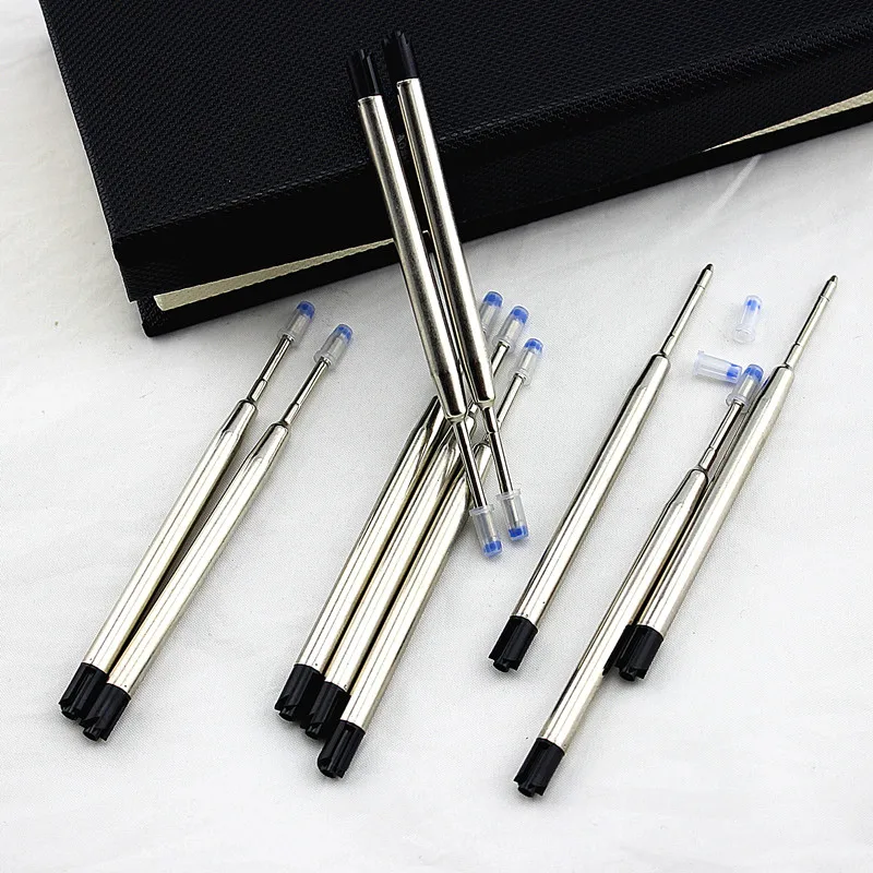 98mm B2 Tactical Pen Refill 424 Metal Refills Metal Ballpoint Pen Refill Universal Black Blue Refills For Tactical Pens 4