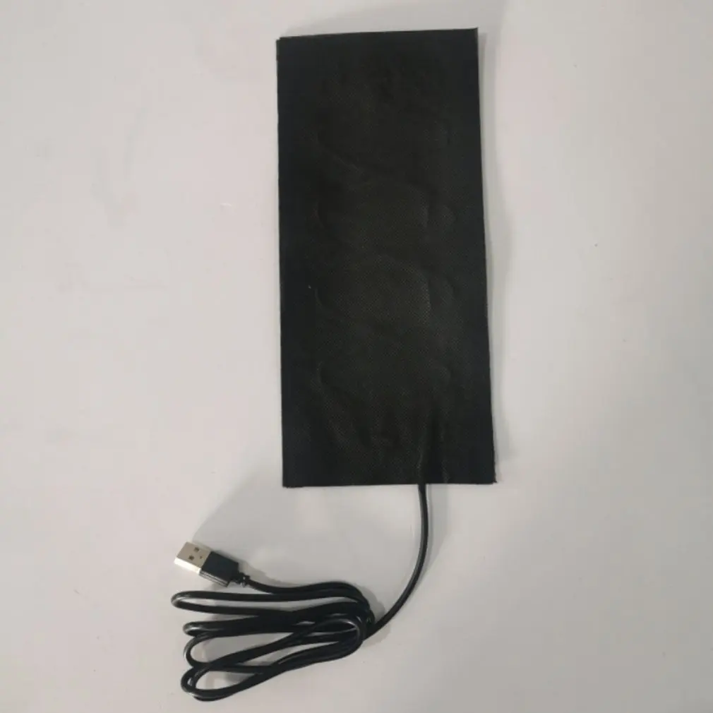 Нагревательный лист из углеродного волокна, нагревательный лист Usb5V, нагревательный лист низкого давления, изоляционный рукав, нагревательная ткань