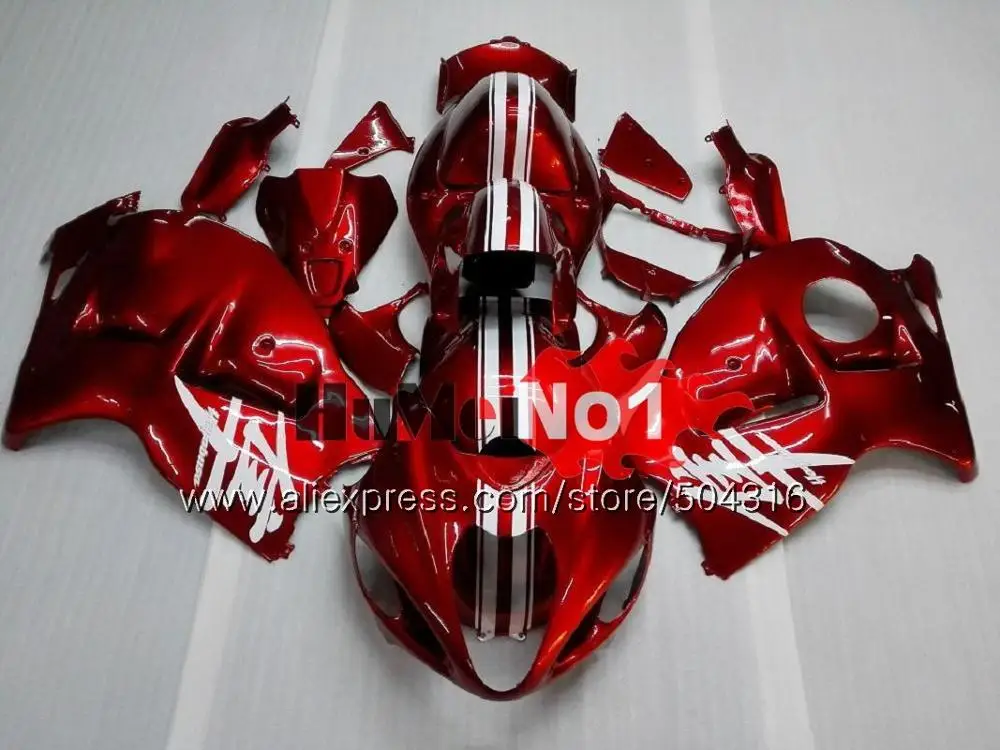 Инъекции для SUZUKI Hayabusa GSXR 1300 2008 2009 10 11 12 29MC. 233 GSXR-1300 GSXR1300 08 09 2010 2011 2012 черный пламя обтекатель - Цвет: No. 19 Red