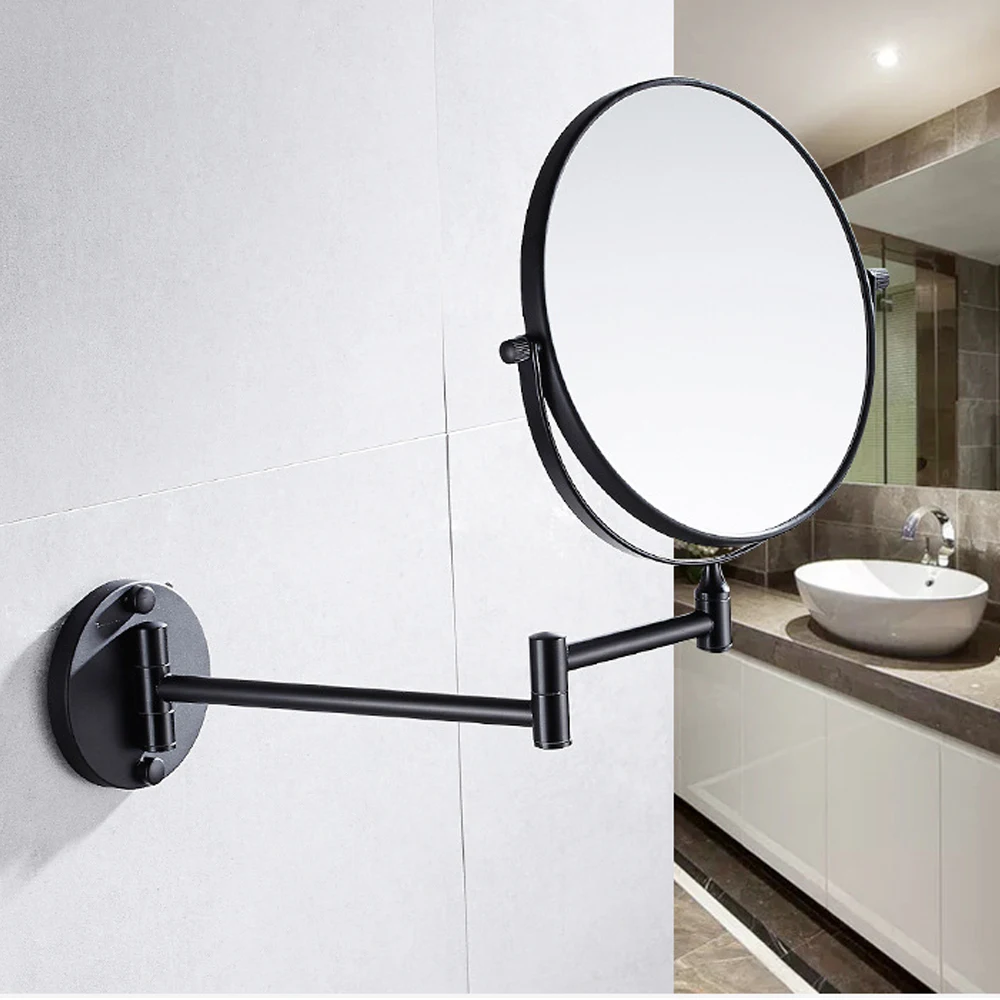 Bathroom Makeup Mirror Double Side 3x to 1x Magnification 360 Degrees Rotate Cosmetic Mirror 8\