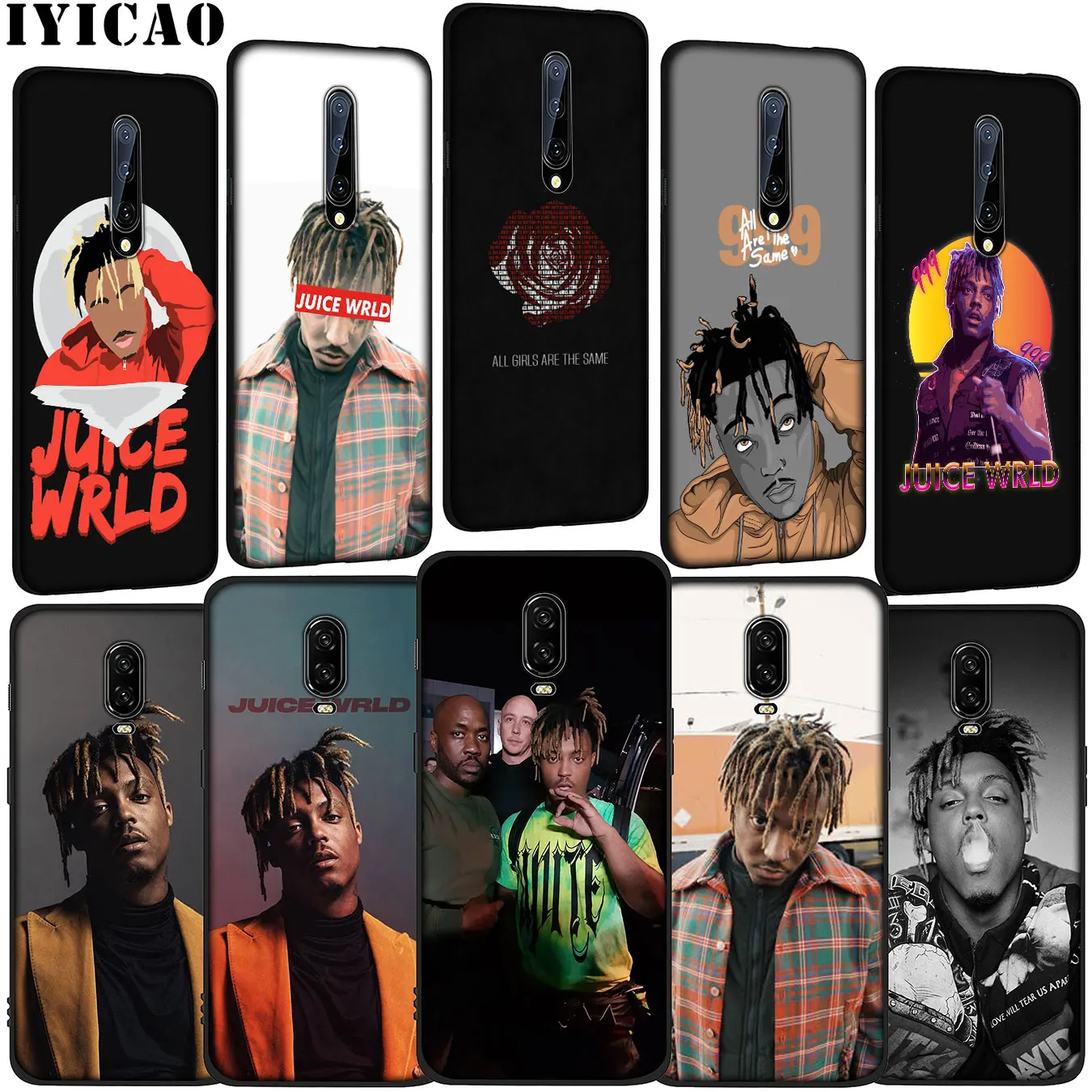 Чехол для телефона из мягкого силикона и ТПУ 999 Juice WRLD черный чехол OnePlus 7T 7 Pro 6T 6 5T 5