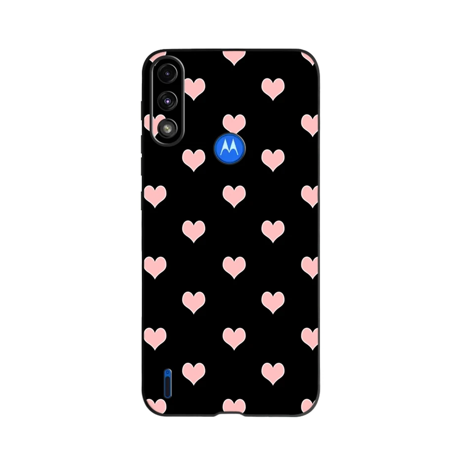 Durable Silicone Phone Back Cover - Soft TPU Protection for Motorola Moto E7 Series