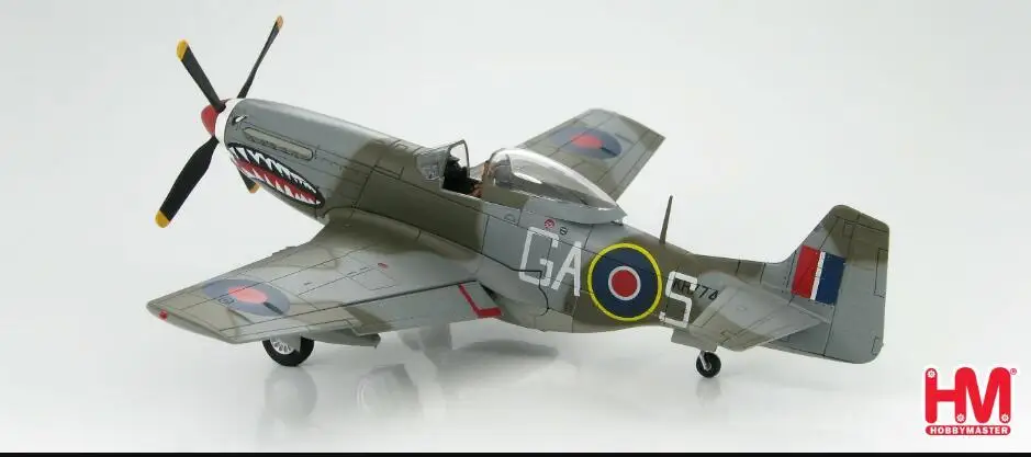 Хобби мастер Североамериканская авиация Мустанг Mk. IVA GA-S № 112 эскадрилья RAF Италия Весна 1945 1/48 литая под давлением модель самолета