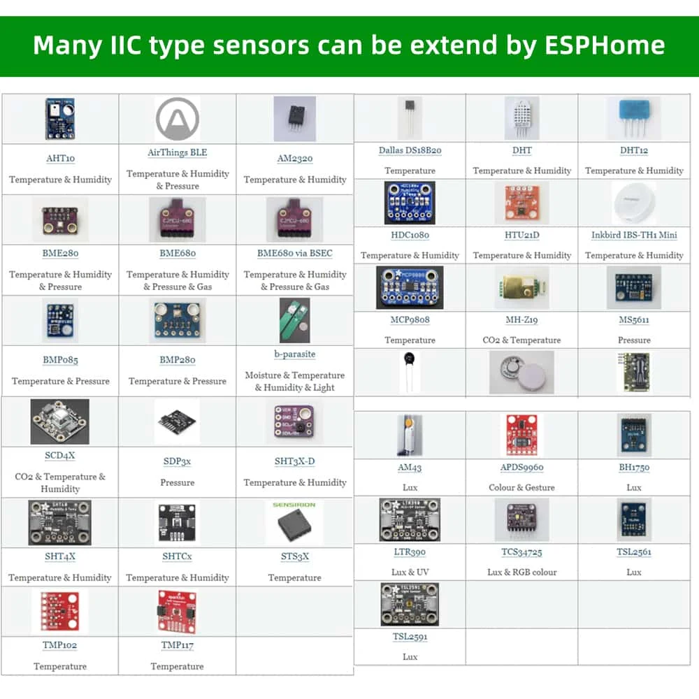 KC868-Uair ESP32 WiFi Temperature Sensor Monitoring Home Assistant Automation DIY ESPHome Arduino IDE Code Tasmota Programmable images - 6