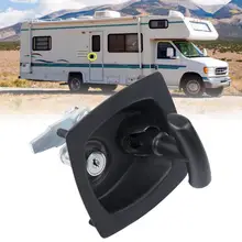 

75% Dropshipping!!Tool-box Lock Square Convenient Black Trailer Recessed Paddle Lock for Trailer