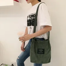 Женская тканевая сумка ручной работы из хлопка для шоппинга, школьные дорожные женские складные длинные сумки на плечо, женские сумки для покупок