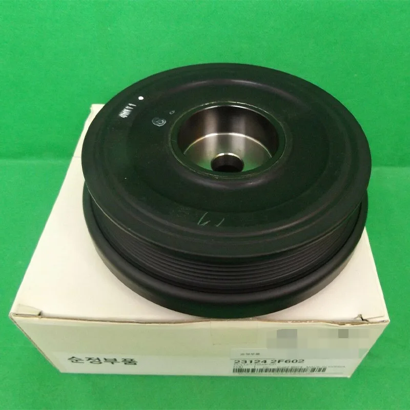 231242F010 Genuine Engine Damper Pulley for kia Sorento 2010-2013 Sportage R 2011-2014 hyundai Maxcruz 2013-2015 231242F602 | Автомобили и