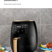 Home Air Fryer Intelligent Automatic Fried Chicken Fries Machine Touch Screen 4.5L Large Capacity Kitchen Electric Fryer