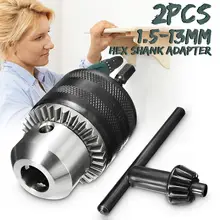 2 шт. шестигранный хвостовик гаечный ключ приводная мощность головка для дрели 1/2 дюймов квадратный до 1/4 дюймов CRV Шестигранная розетка адаптер Женский сверлильный патрон-преобразователь