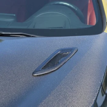 

Universal Carbon Fiber Car Hood Air Vent Decorative Cover Trim Bonnet Vent Flow Fender Car Styling Sticker