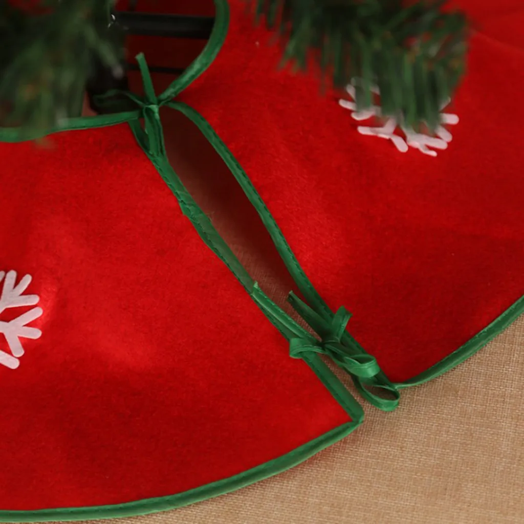 ДЕРЕВО ФАРТУК Санта аппликация Нетканая Рождественская елка украшения 70 см Рождественская елка юбка Pie De Arbol Navidad дропшиппинг# YL1
