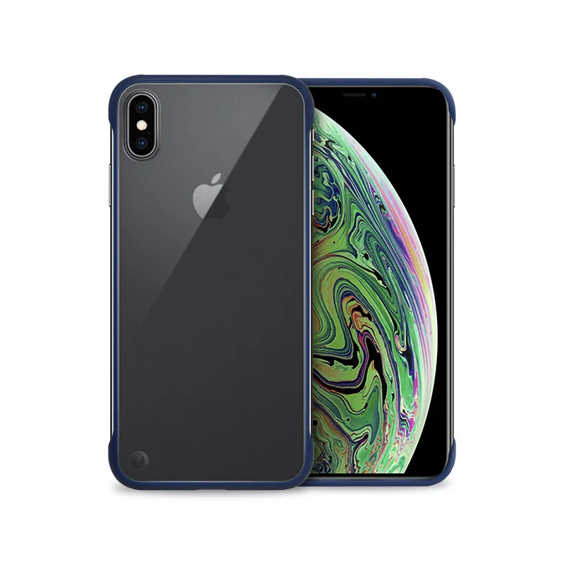 Ультратонкий чехол для телефона iPhone 6 6s 7 8 Plus X Xs Max Xr Прозрачный матовый