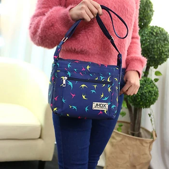 

Luxury Women Messenger Bag Waterproof Nylon Shoulder Bags Casual Top-handle Ladies Handbag Travel Tote Women's Crossbody Bag
