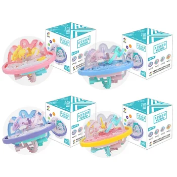 

3d 156 levels Magic Rotatin Puzzle Ball Maze Game for Children Educational Metal Toy Learning Creativity Kids birthday gift