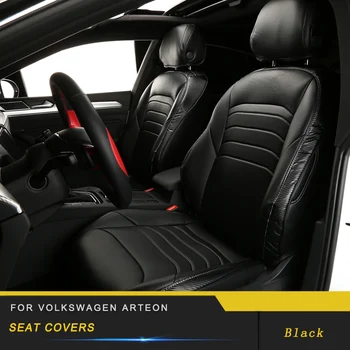 

For VW Volkswagen Arteon CC 2017-2020 Car Seat Cover Front Rear Flax Cushion Breathable Protector Mat Pad Auto Accessories